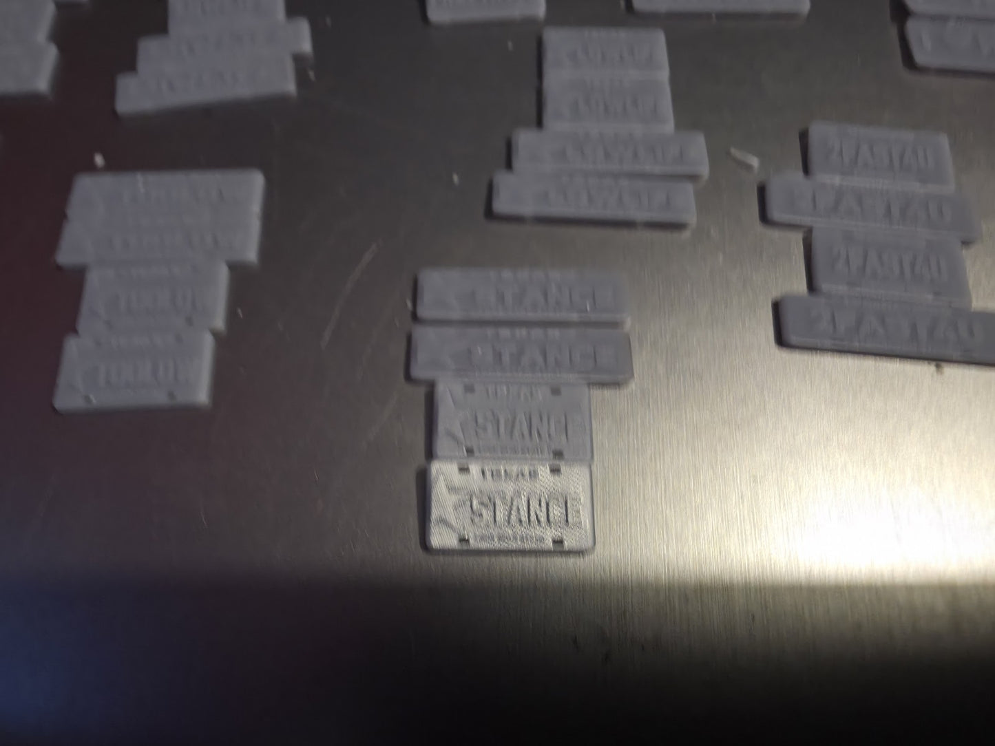 3D NUMBER PLATES