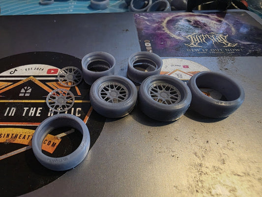 BBS RS2 Split Staggered with Yokohama Resin Tyres