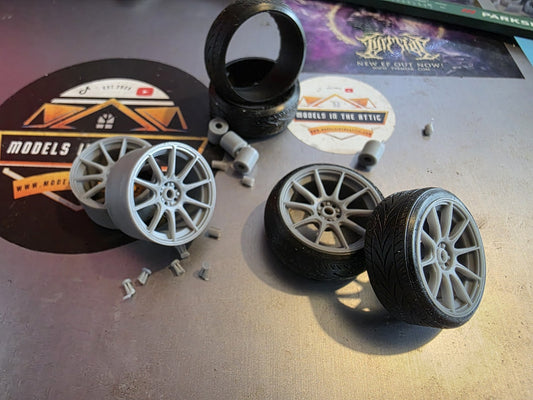 XXR 527 And Rubber Tyres
