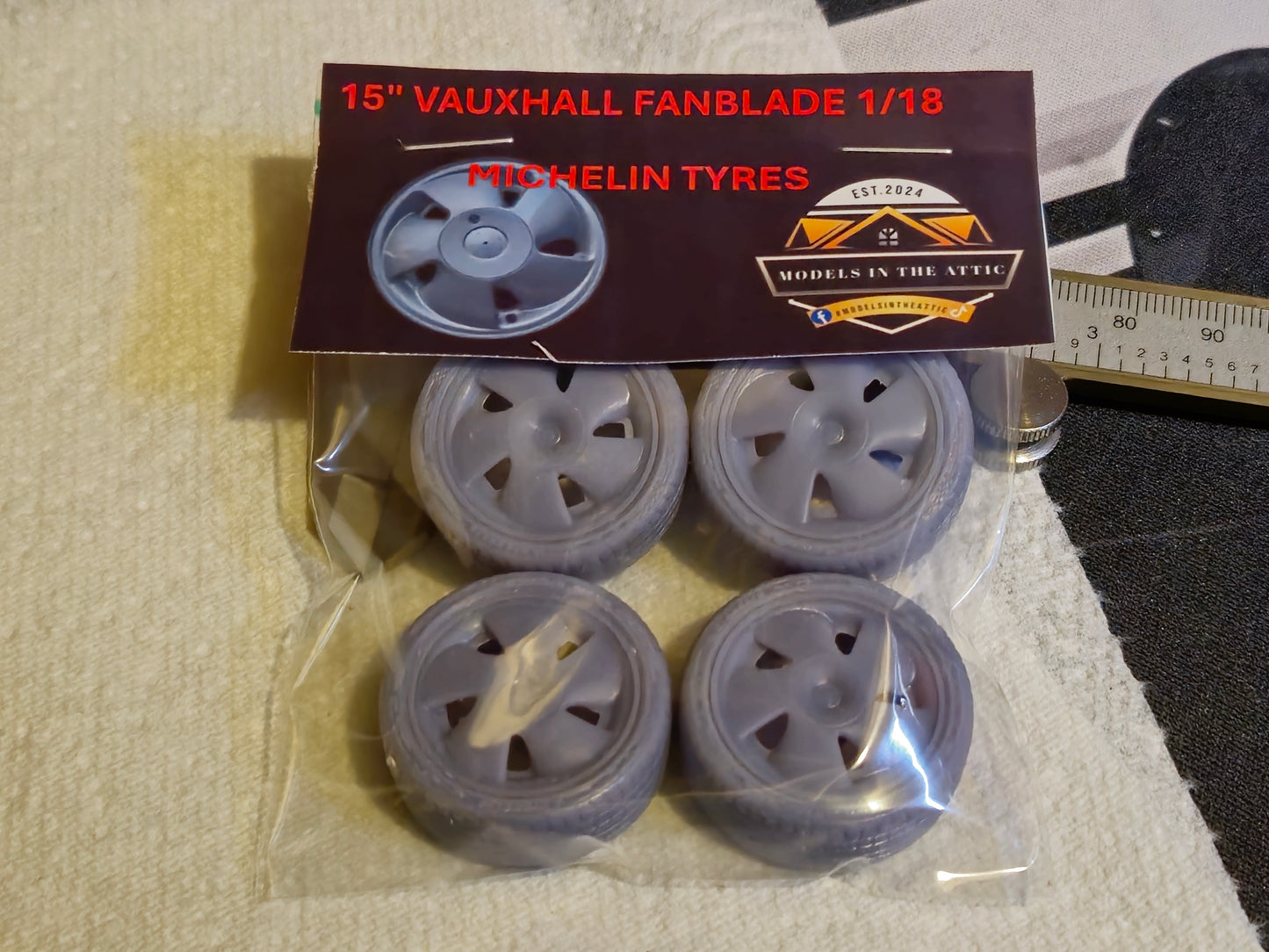 15" Vauxhall Fanblades 1/18 scale