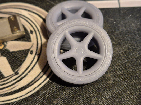 17" TSW Stealth wheels 1/18 OTTO 306 PEUGEOT