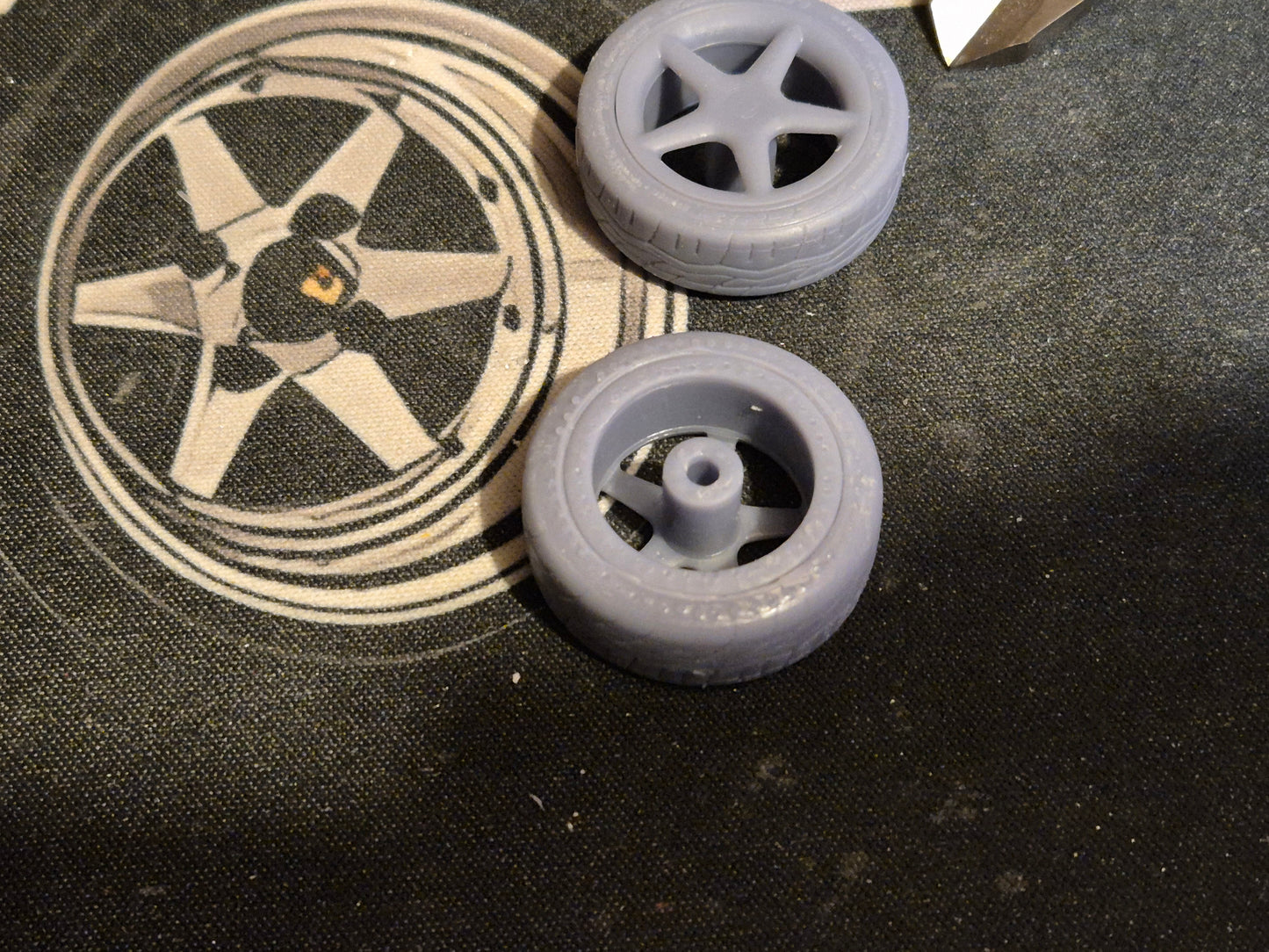 17" TSW Stealth wheels 1/18 OTTO 306 PEUGEOT