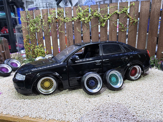 1/24 scale BBS RS HARLEQUIN painted Set