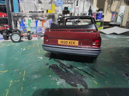 1/18 scale Ford Escort rear spoiler