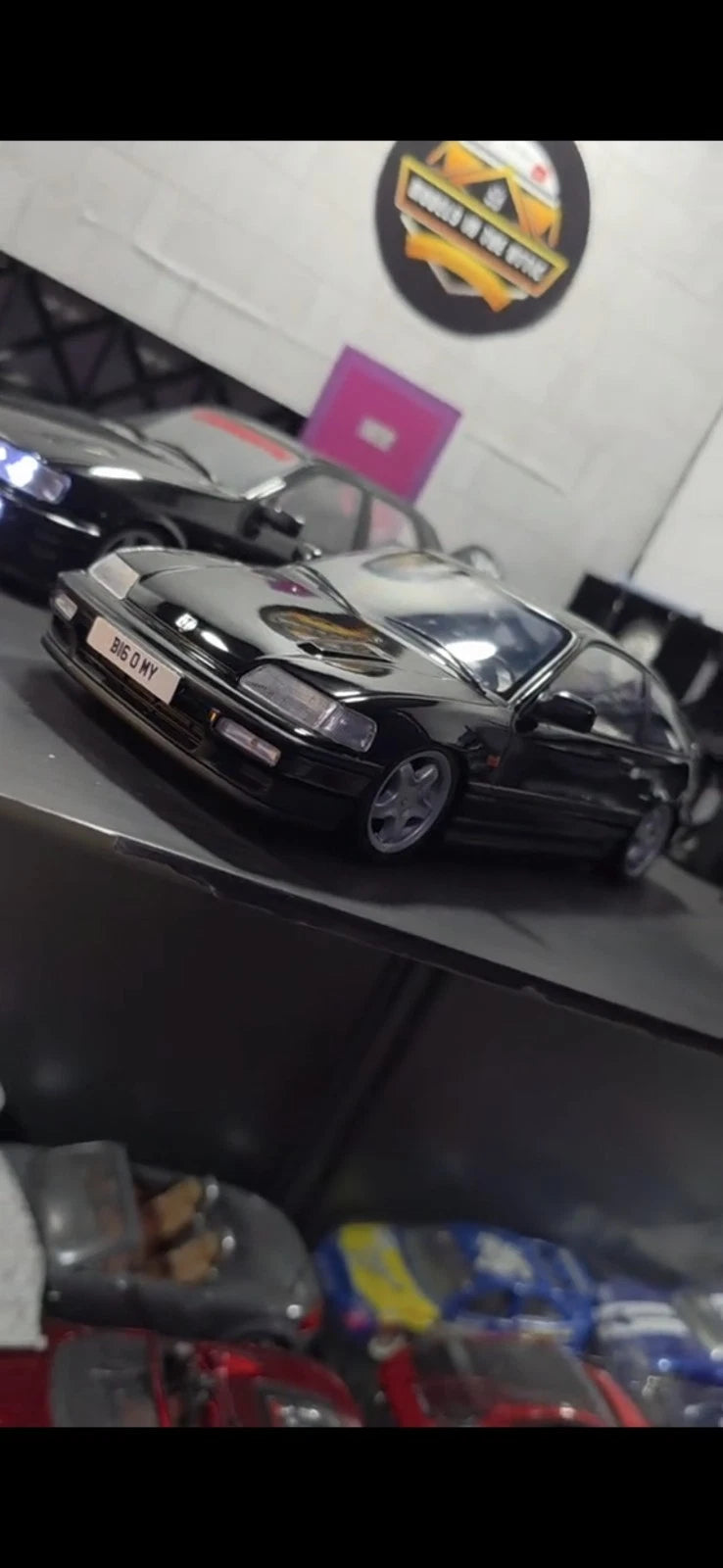 Norev Honda CRX Model 1/18 Scale MODIFIED