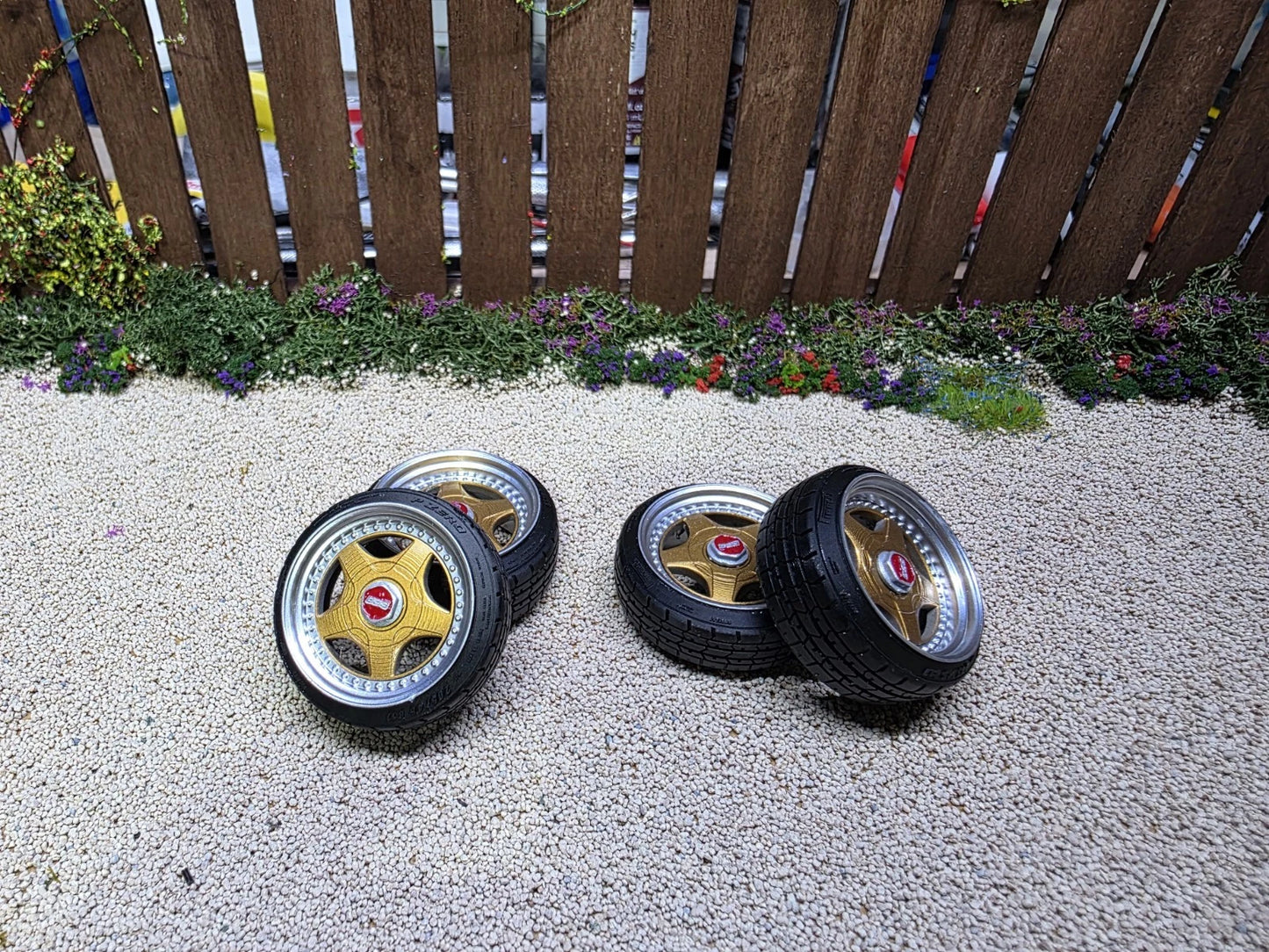 1/18 BBS RF painted Set