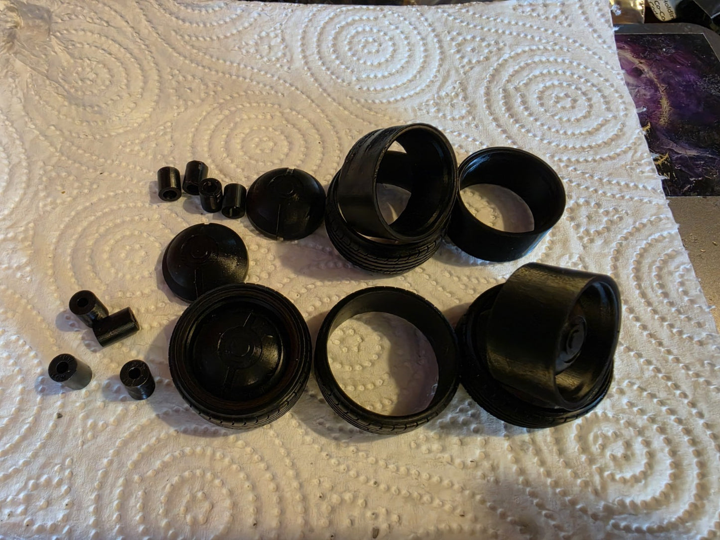 1/18 Scale Pokemon PokeBall 3d Printed Wheels & RESIN Tyres