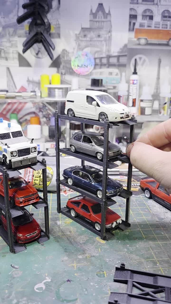 1/64 Scale Hot Wheels 4 tier Stacker
