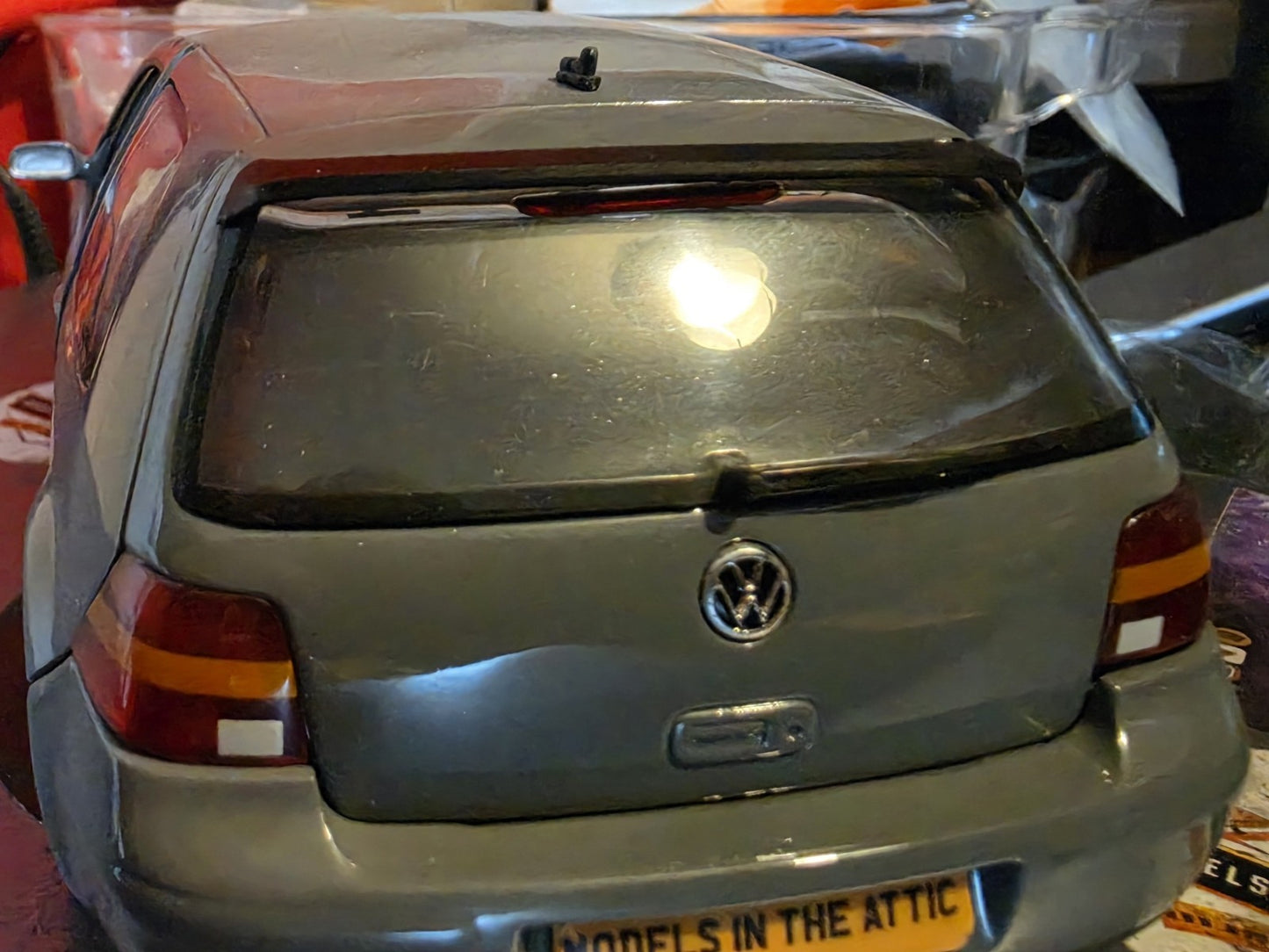 1/18 3d Printed Rear Spoiler For MK4 GOLF UNPAINTED