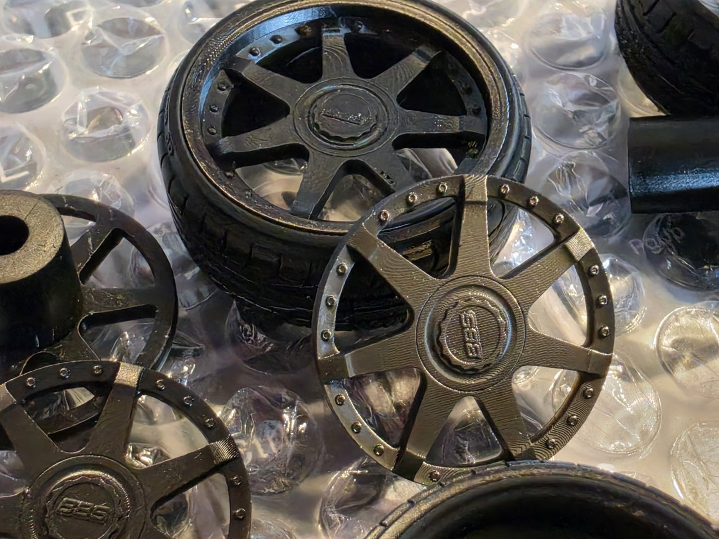1/18 Scale BBS RT700 3d Printed Wheels & Tyres