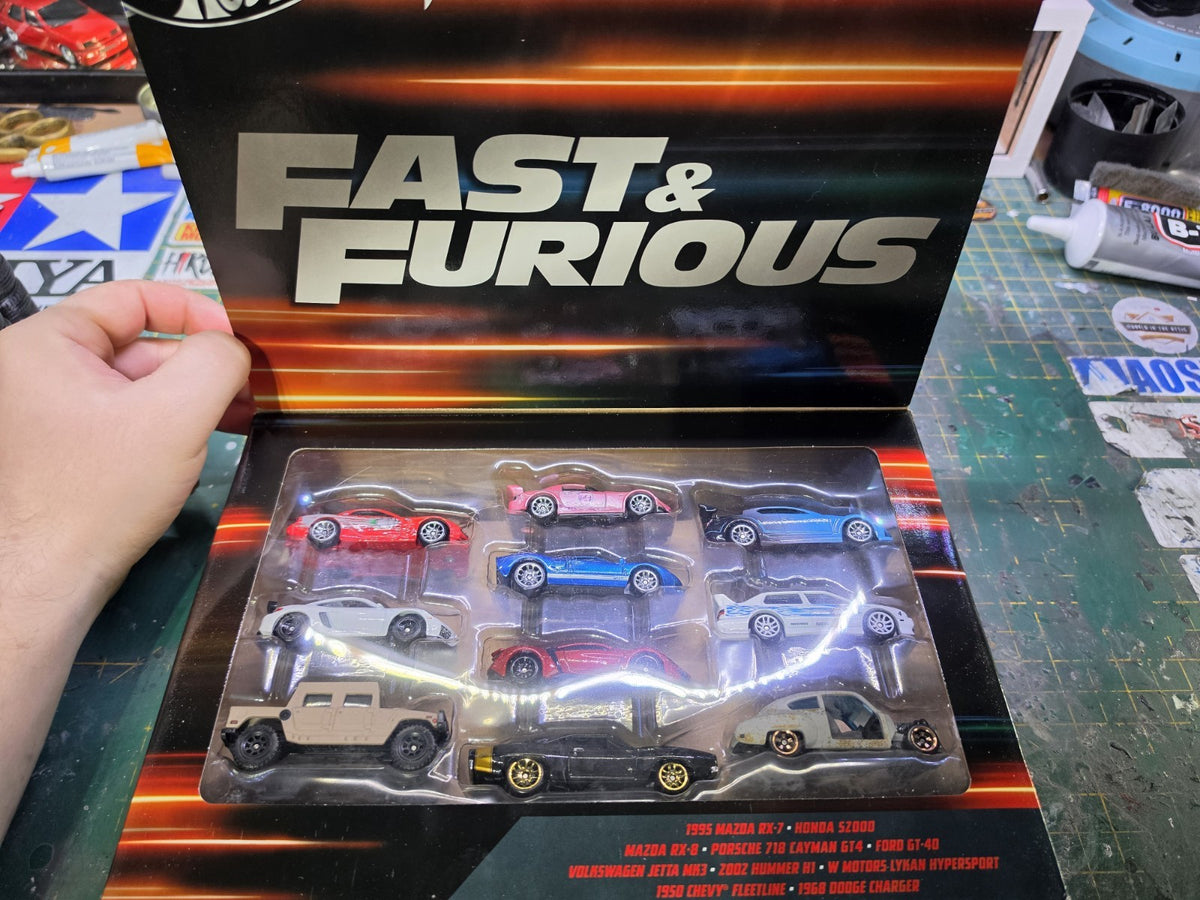 Hot Wheels Fast & Furious 10-Pack 1:64 Diecast Mazda Cars HKW22 Unopened