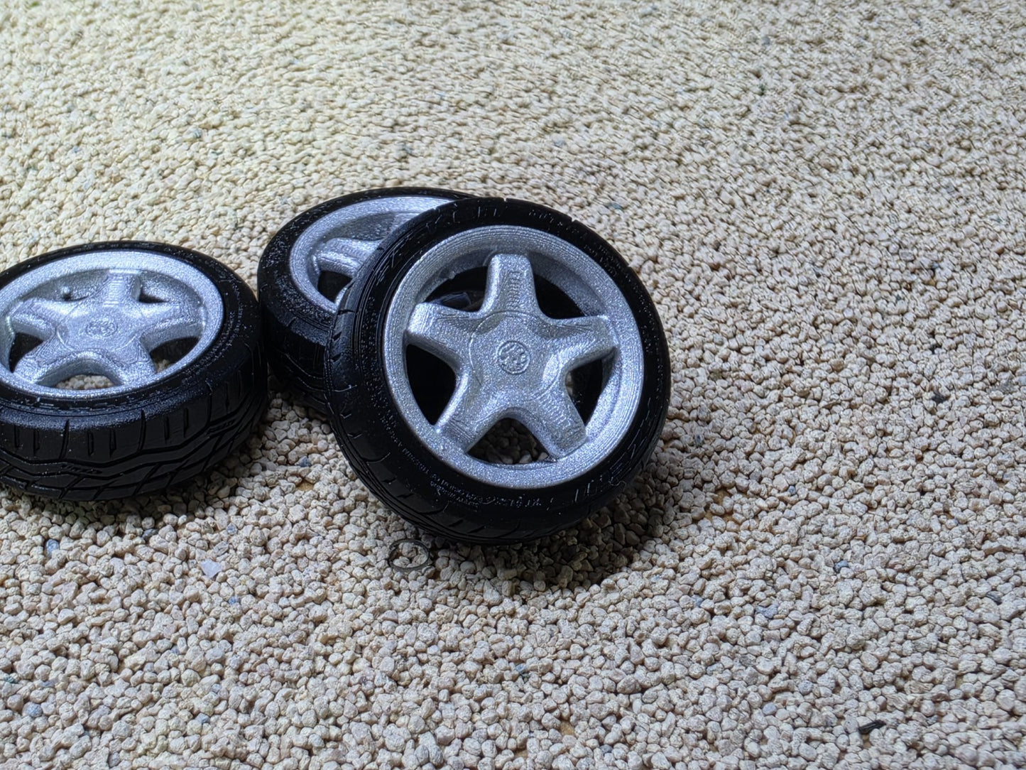 1/24 Scale Alessio Speedline 3d Printed Wheels & RESIN Tyres