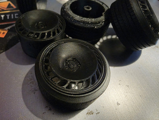 1.18 Messer Turbo Fans with LOW PROFILE stretched Tyres