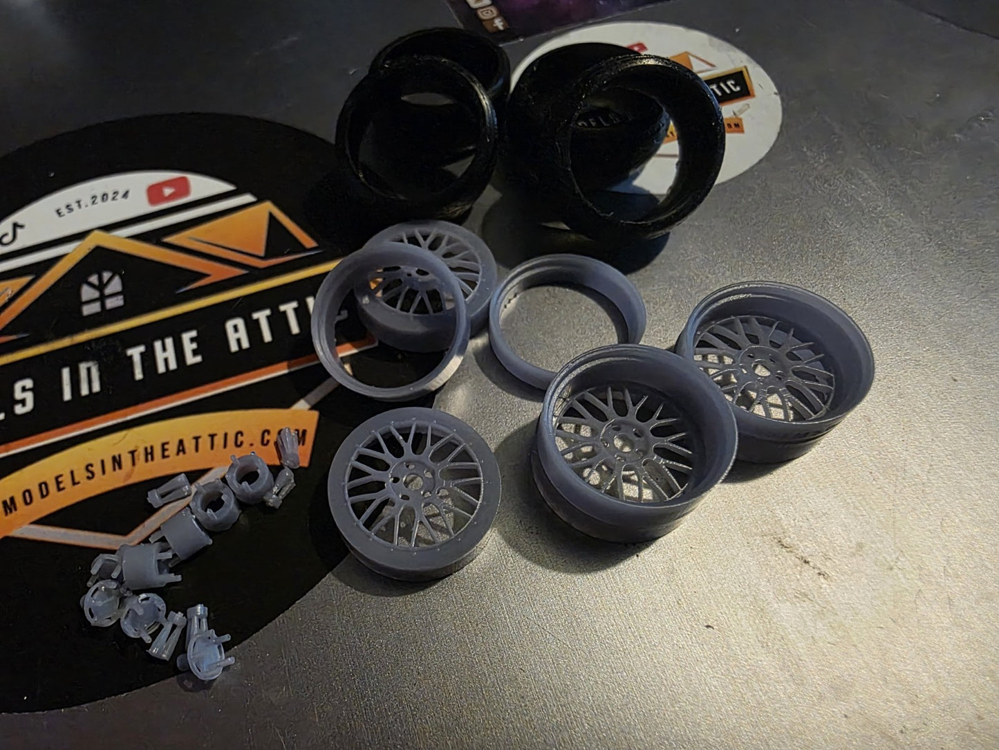 BBS LM with Premium Rubber Tyres