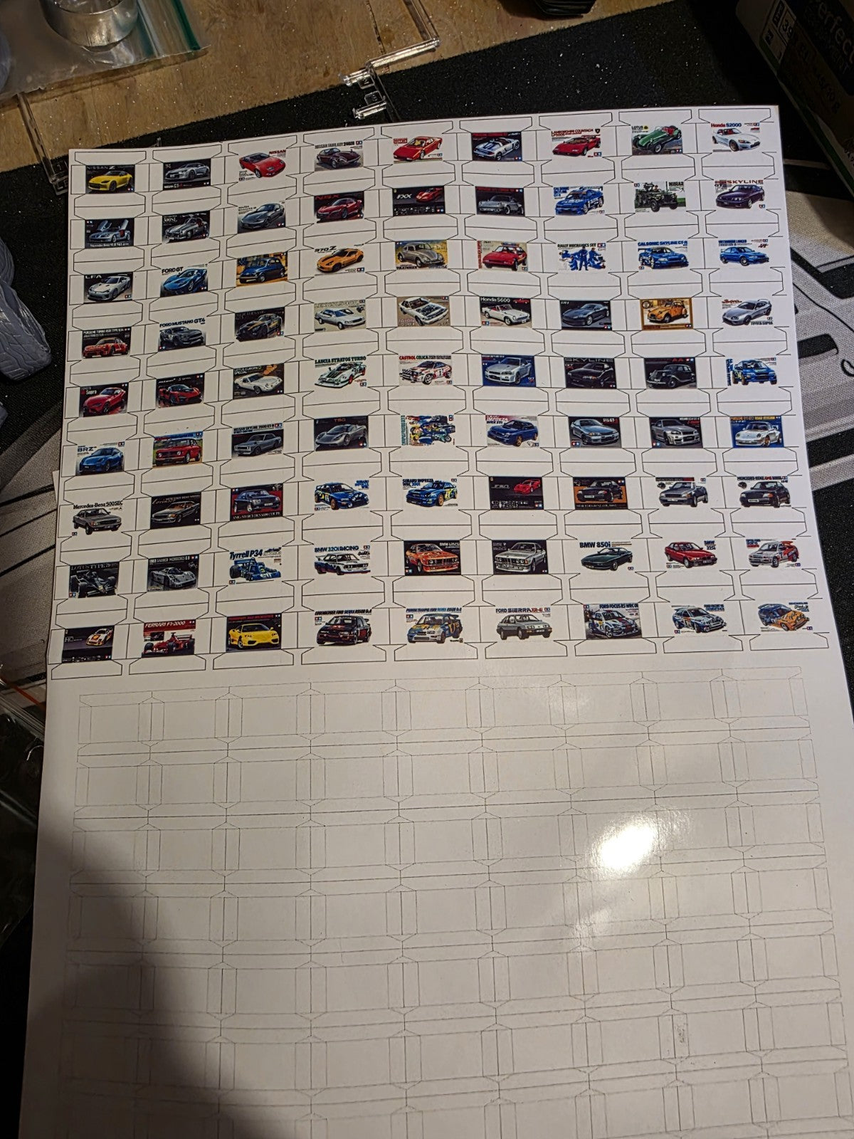 Scale Model kit boxes for diorama