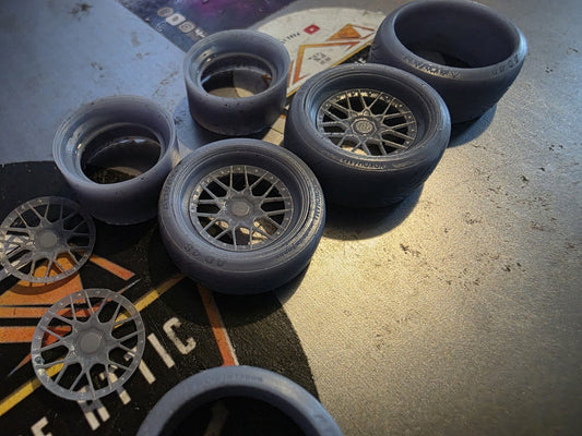 BBS RS2 Split Staggered with Yokohama Resin Tyres