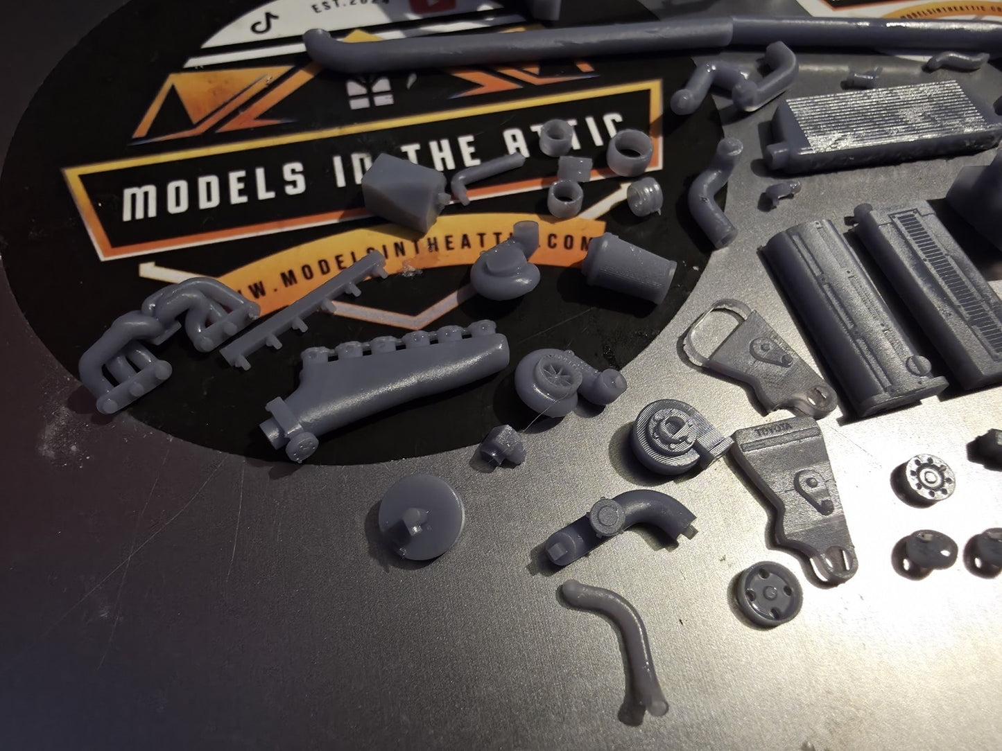 Fujimi Toyota Altezza Lexus IS200 Full Engine Bay Transkit With 2JZ Engine 1/24