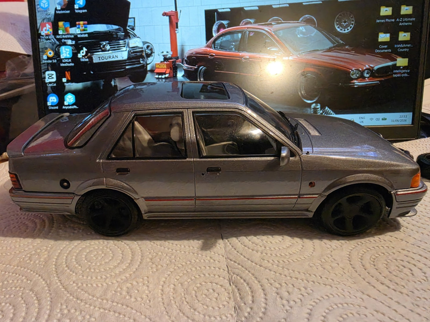 1/18 scale Ford Cosworth Wheels with Toyo RESIN Tyres & MCG OTTO HUBS