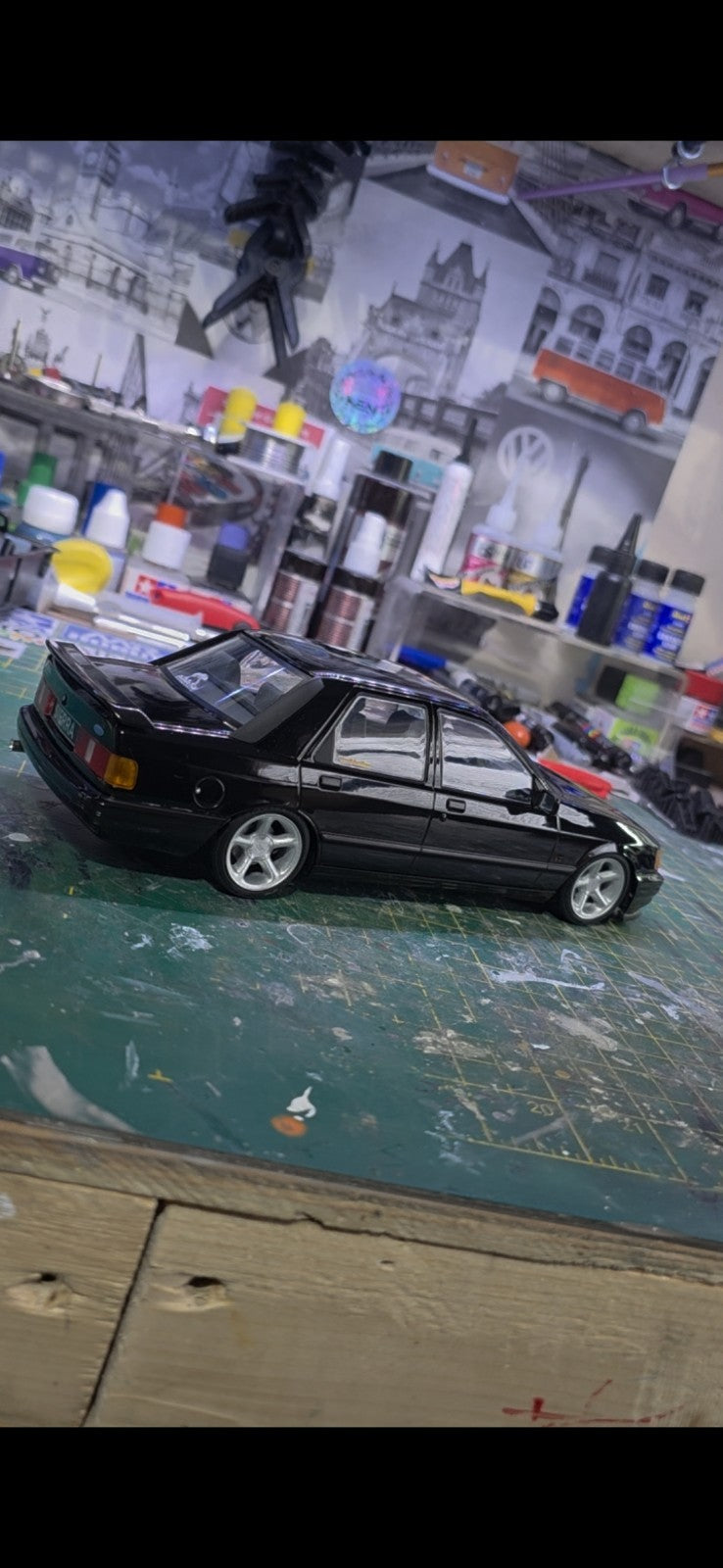 1/18 scale Ford Cosworth Wheels with Toyo Rubber Tyres & MCG OTTO HUBS