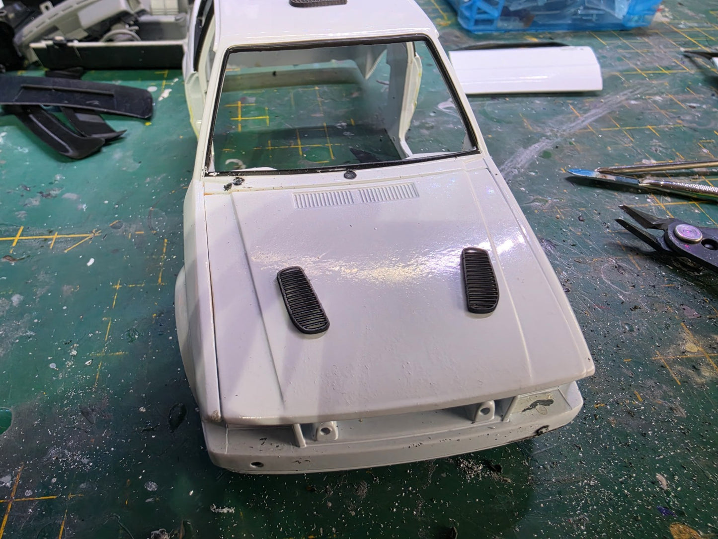 1/18 Scale Sierra Cosworth Bonnet Vents 3d Printed Resin