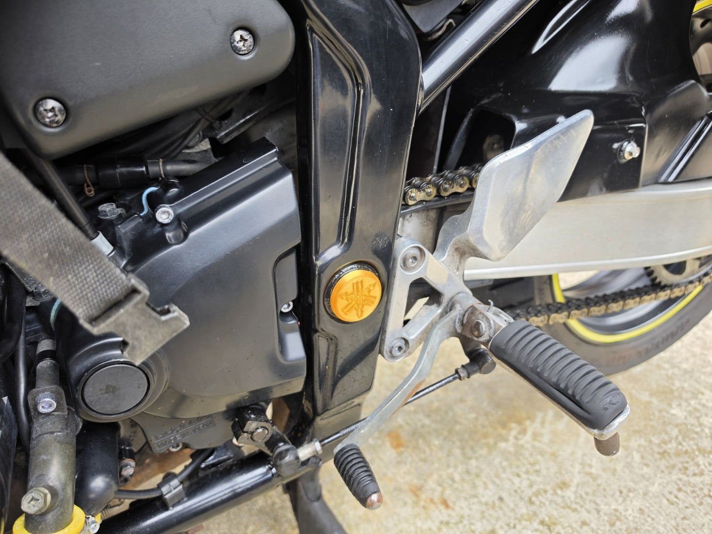 Yamaha Fazer FZS Swingarm Caps 3D PRINTED Any Colour Available