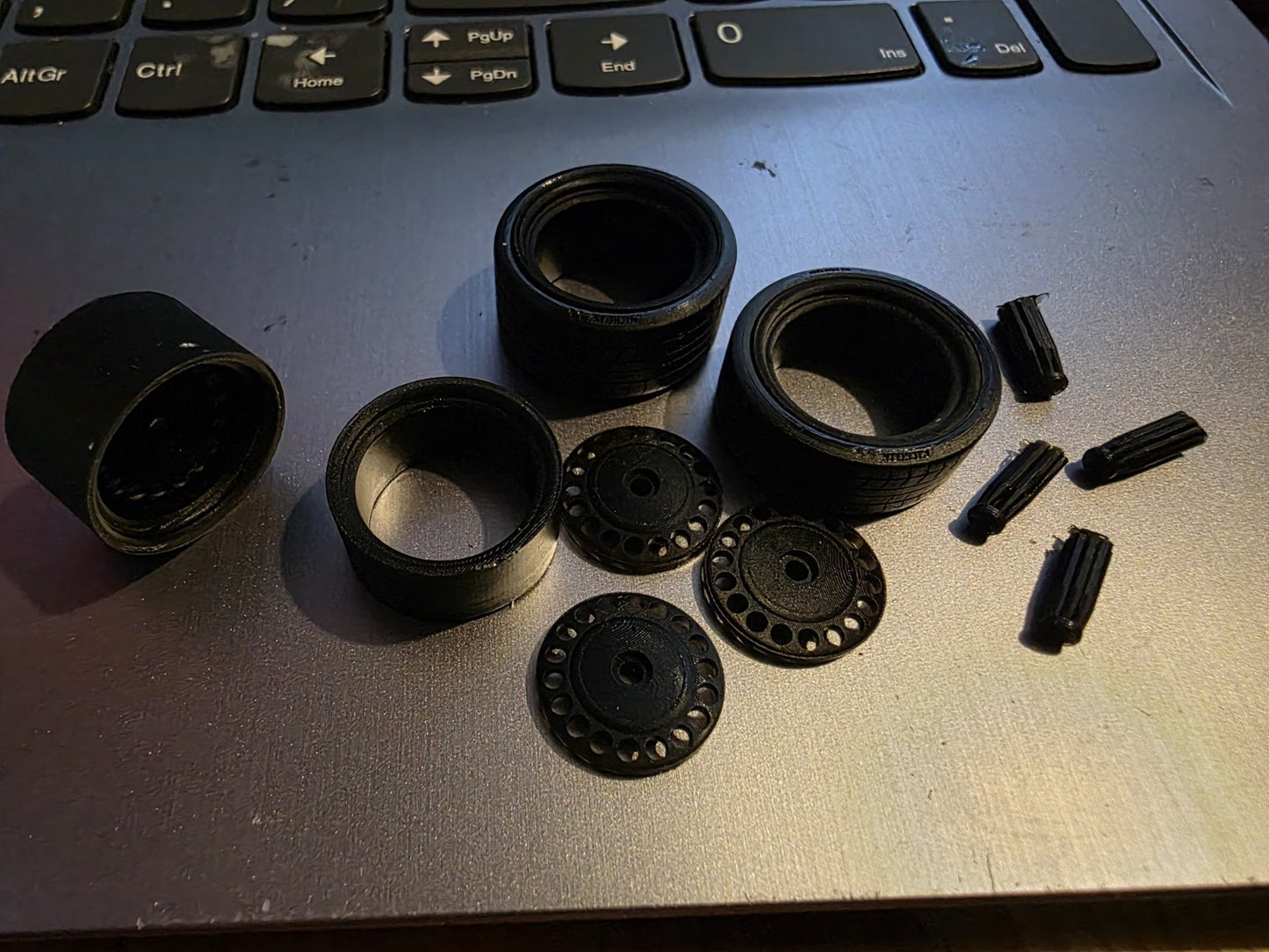 1/24 scale VW Steel Wheels