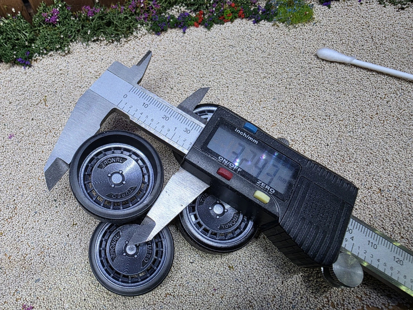 1/18 Ronal Turbo R10 Gun Metal Set