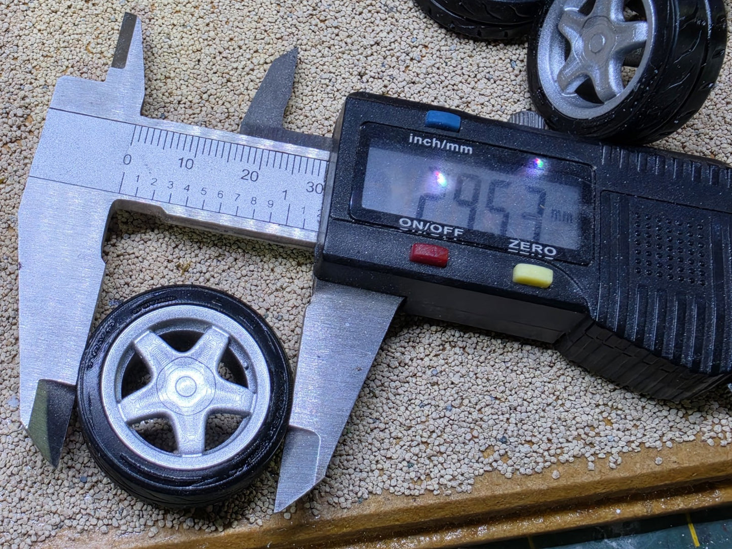 1/18 Scale Alessio Speedline 3d Printed Wheels & RUBBER Tyres