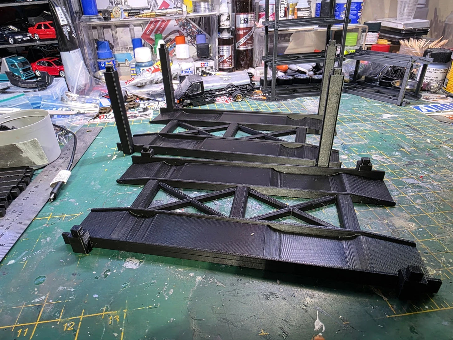 1/18 Scale Model Car 2 Tier Stacker