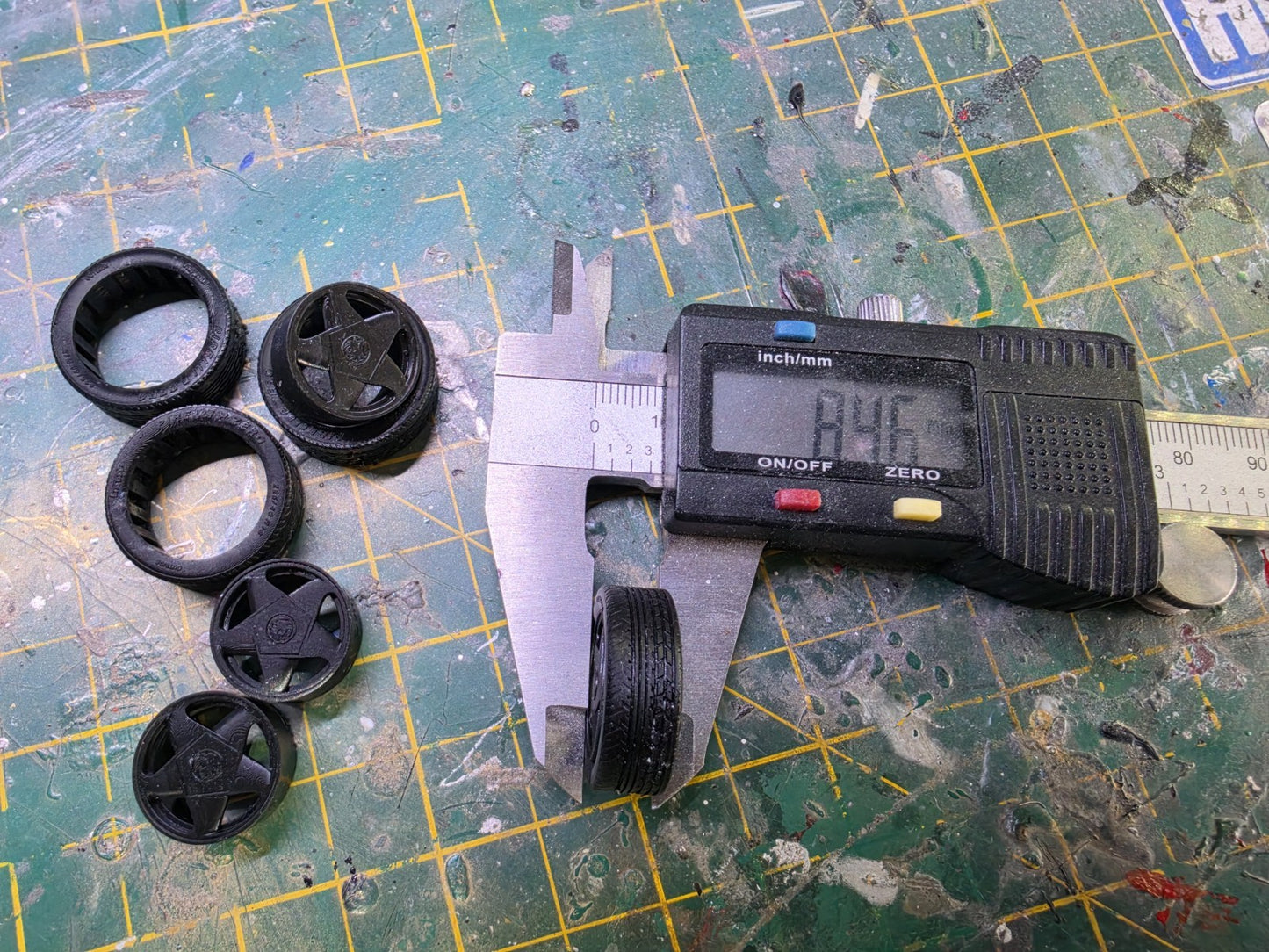 1/24 Scale Vauxhall Cavalier TD 3d Printed Wheels