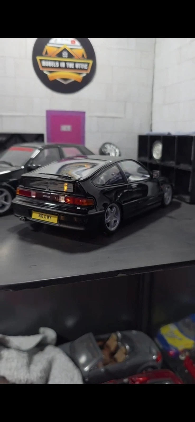 Norev Honda CRX Model 1/18 Scale MODIFIED