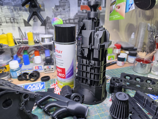 1/4 Scale 3D PRINTED Hellcat Engine And Gearbox