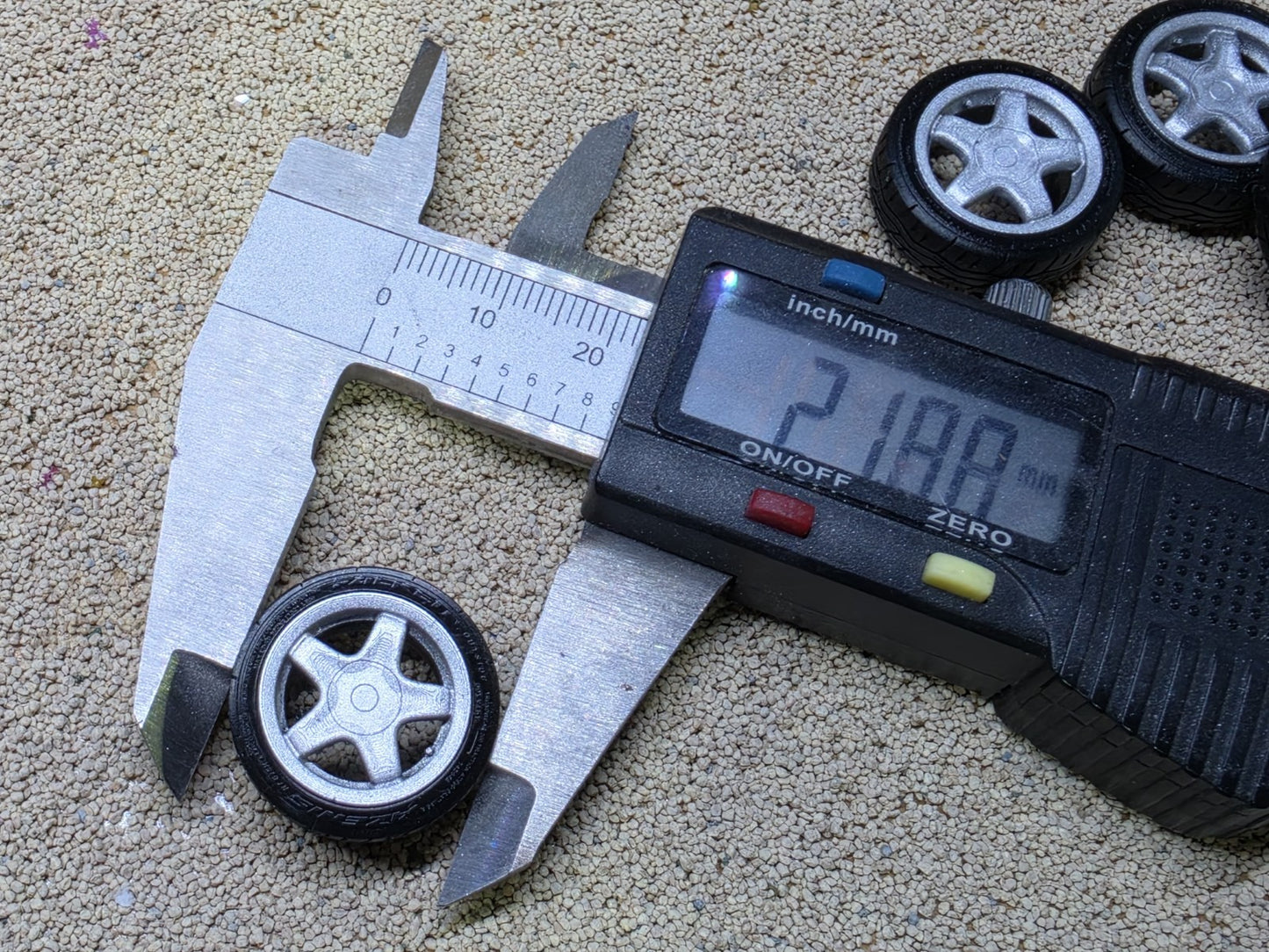 1/24 Scale Alessio Speedline 3d Printed Wheels & RESIN Tyres