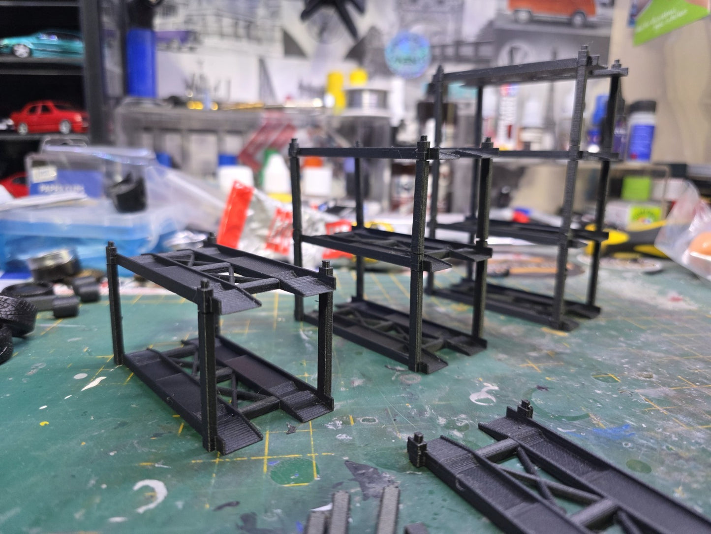 1/64 Scale Hot Wheels 3 Tier Stacker