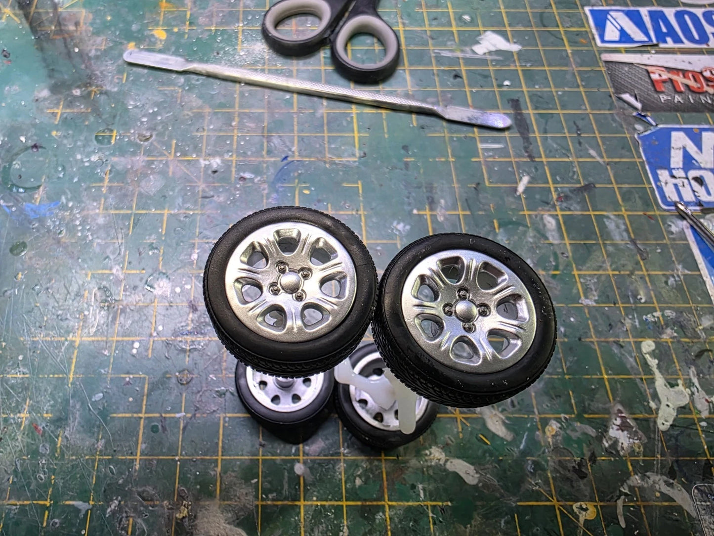CITROEN SAXO 1/18 OTTO MODELS WHEELS AND TYRES Only