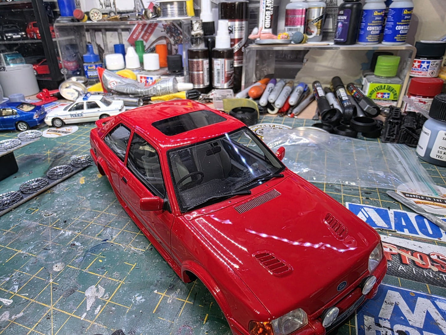 1/18 OttO Model Ford Escort RS RHD Dash Conversion
