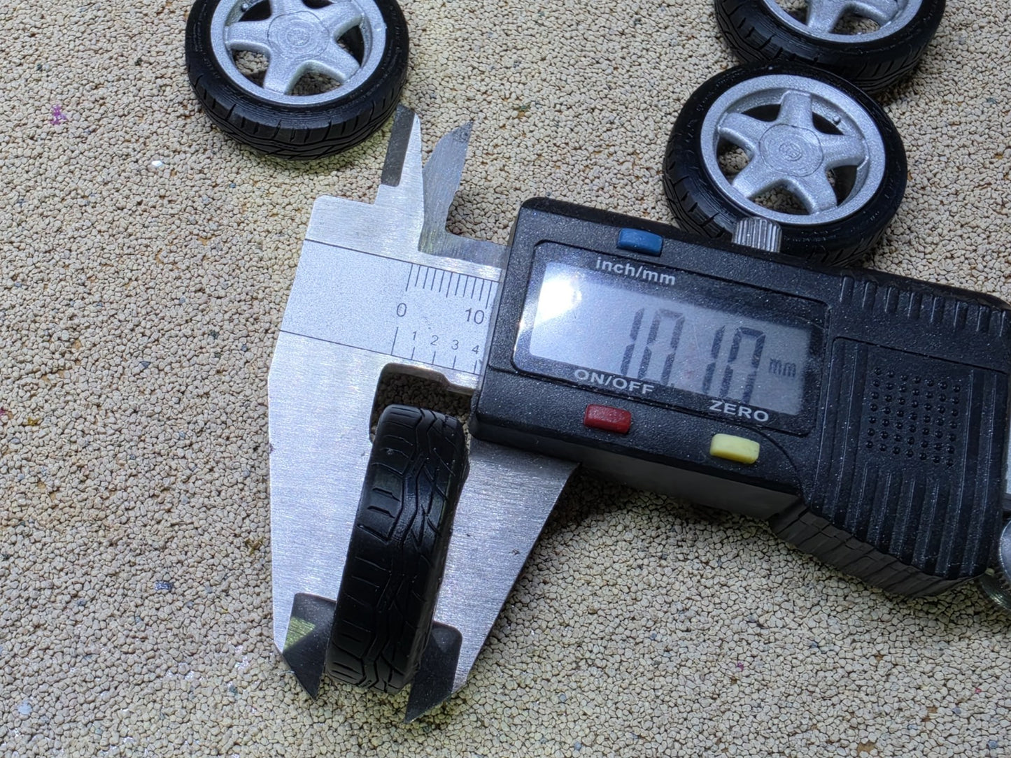 1/18 Scale Alessio Speedline 3d Printed Wheels & RESIN Tyres