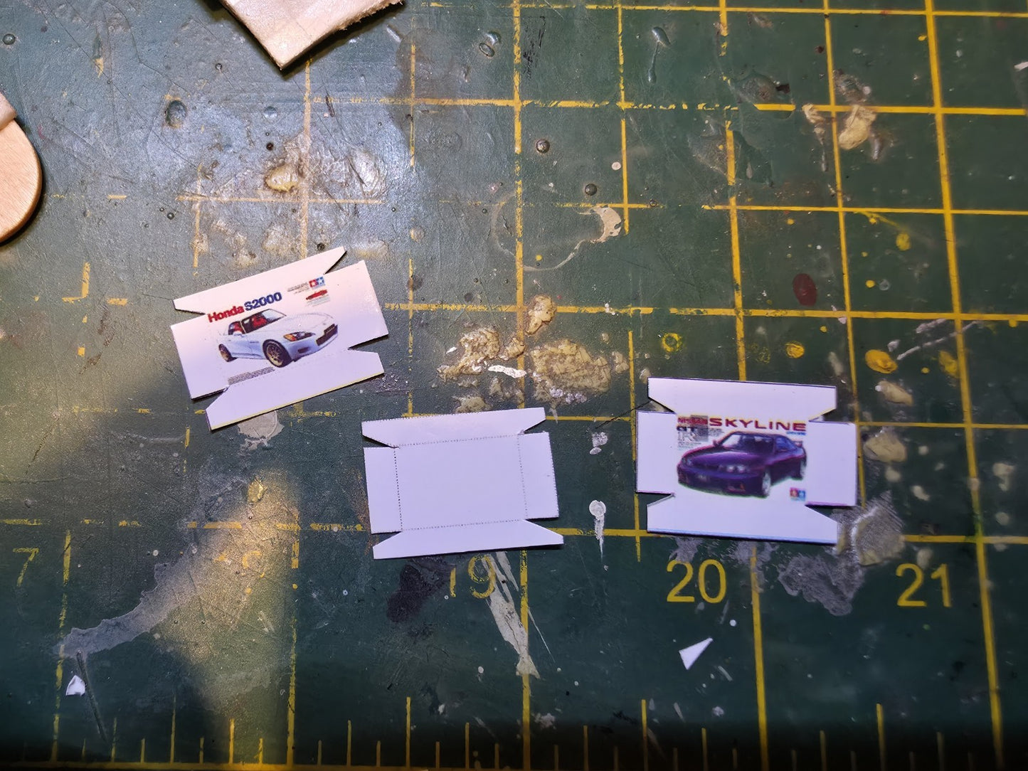 Scale Model kit boxes for diorama