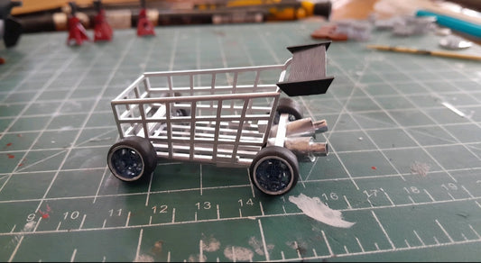 Shopping trolley diorama