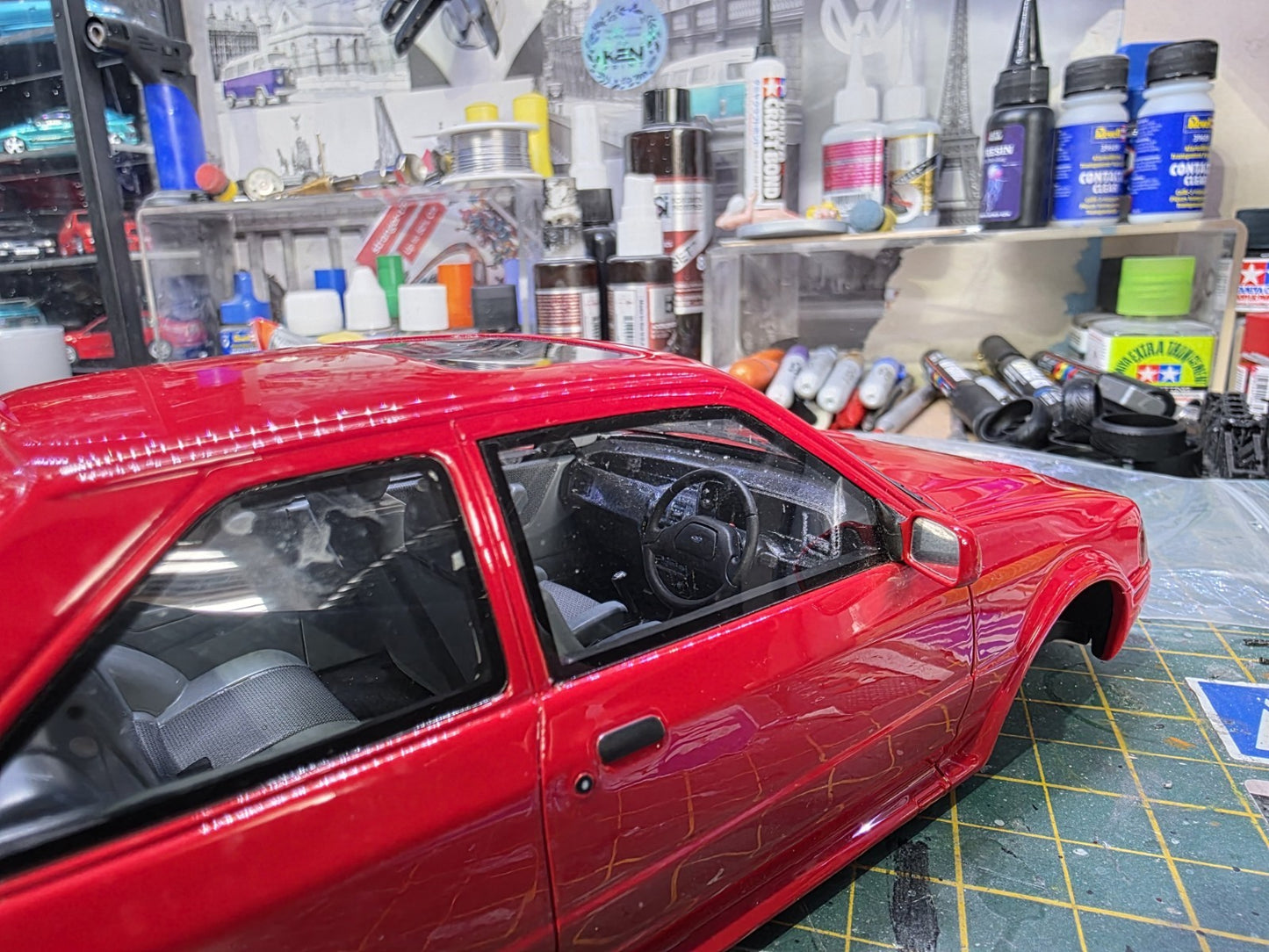 1/18 OttO Model Ford Escort RS RHD Dash Conversion