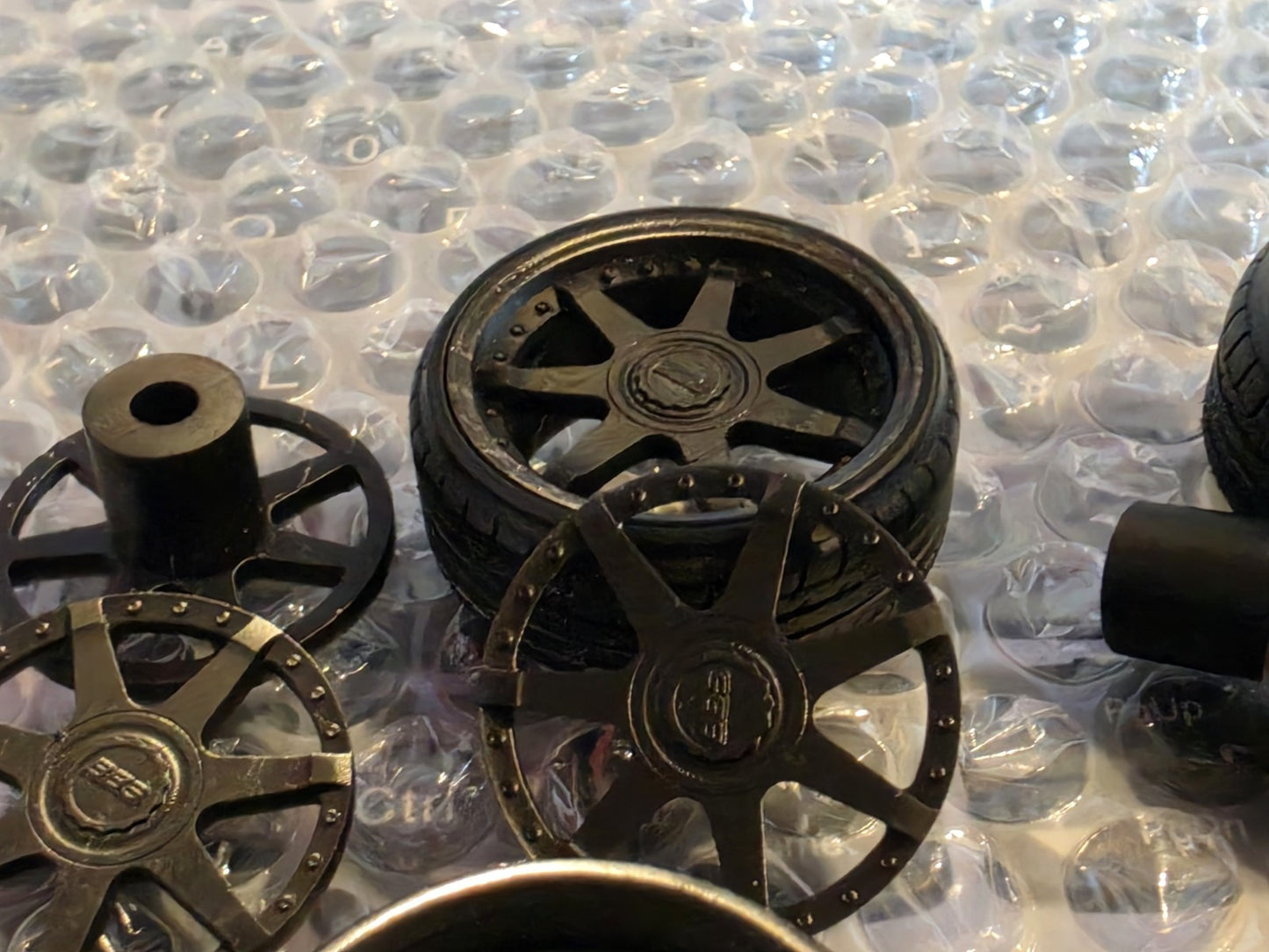 1/18 Scale BBS RT700 3d Printed Wheels & Tyres