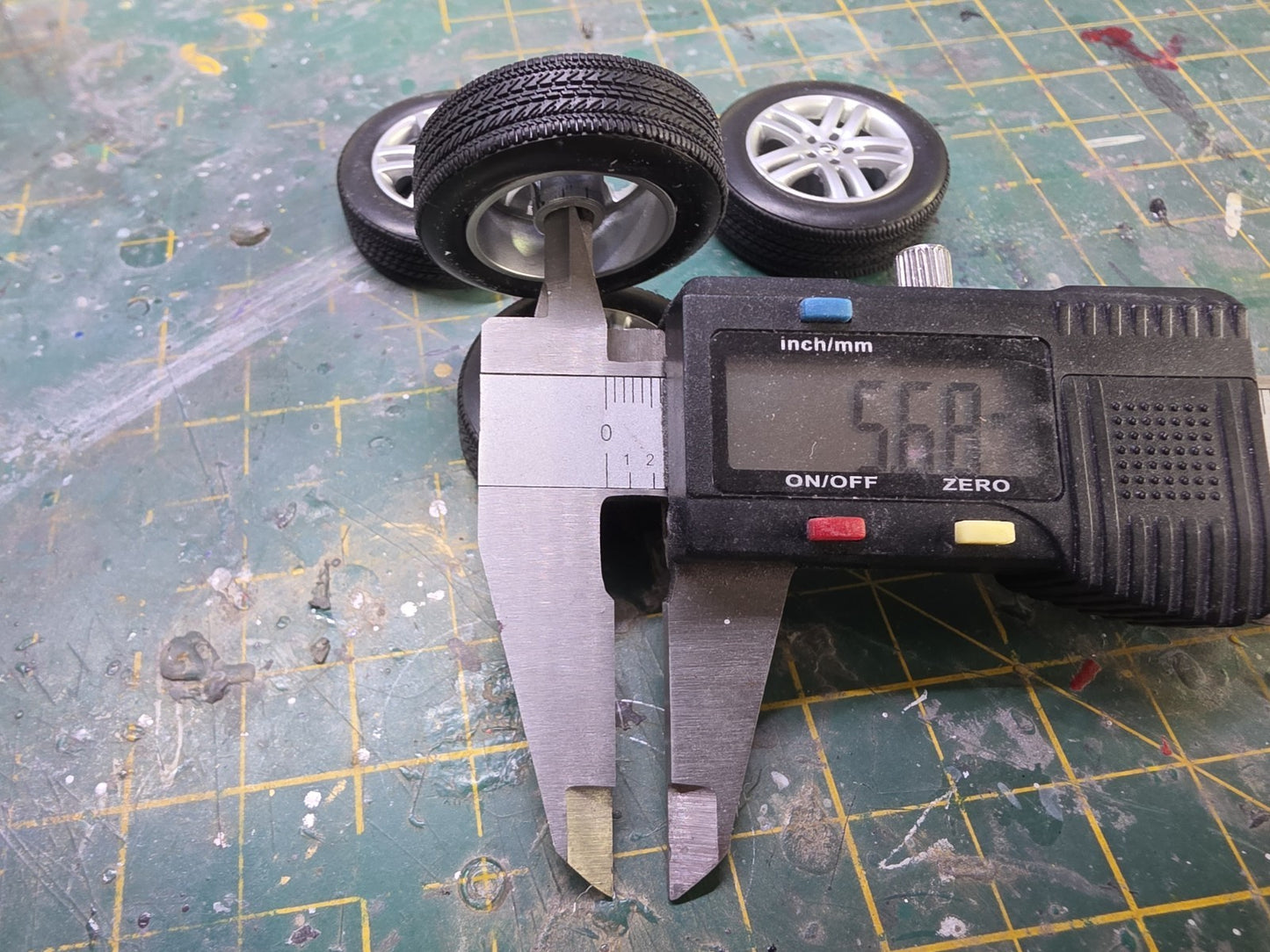 1/18 Scale Original VW Wheels & Rubber Tyres