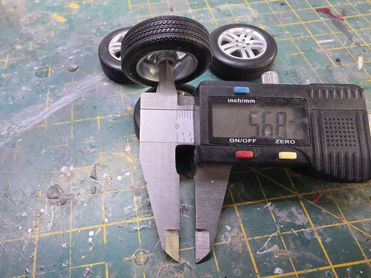1/18 Scale Original VW Wheels & Rubber Tyres