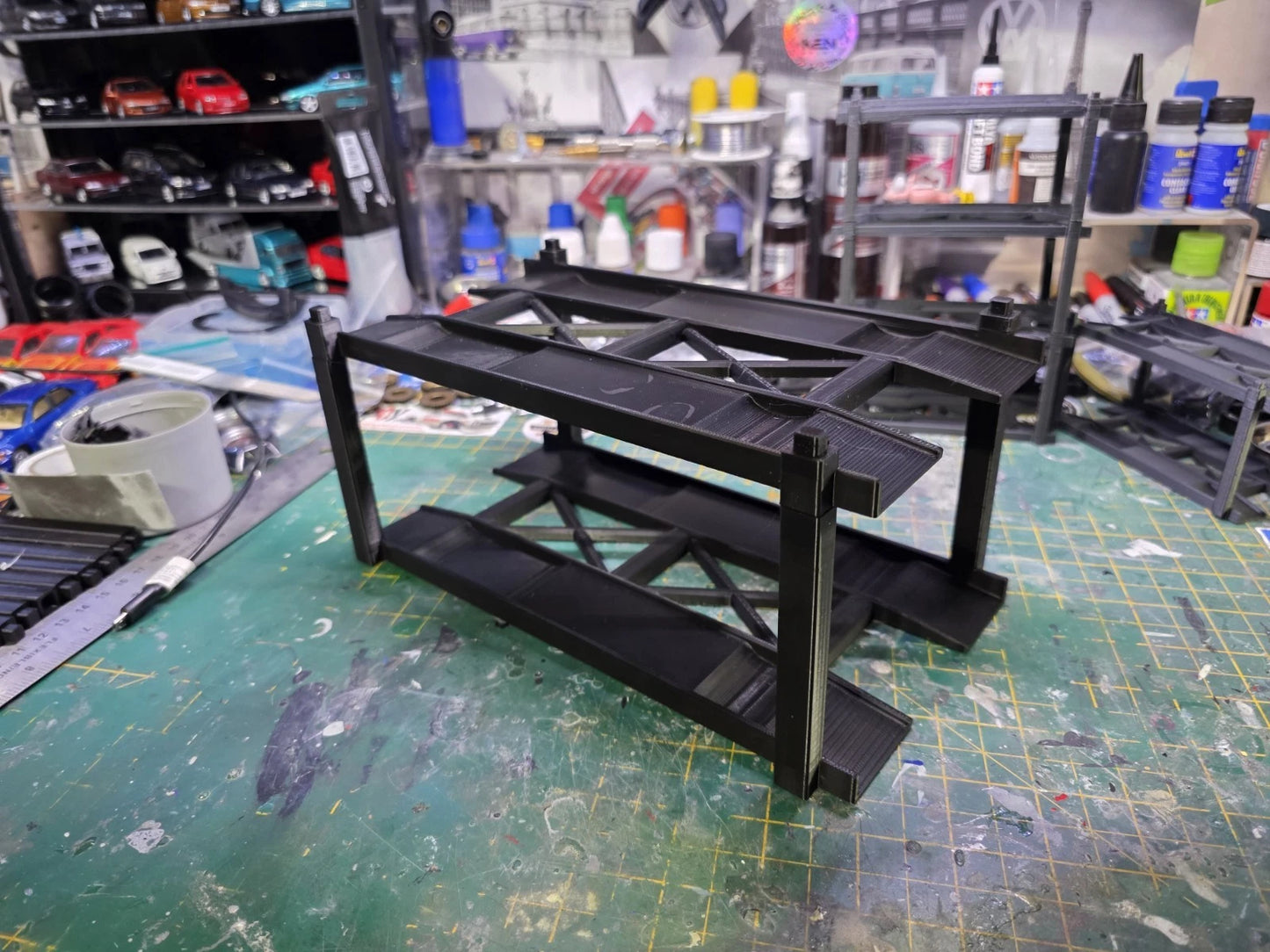 1/18 Scale Model Car 2 Tier Stacker