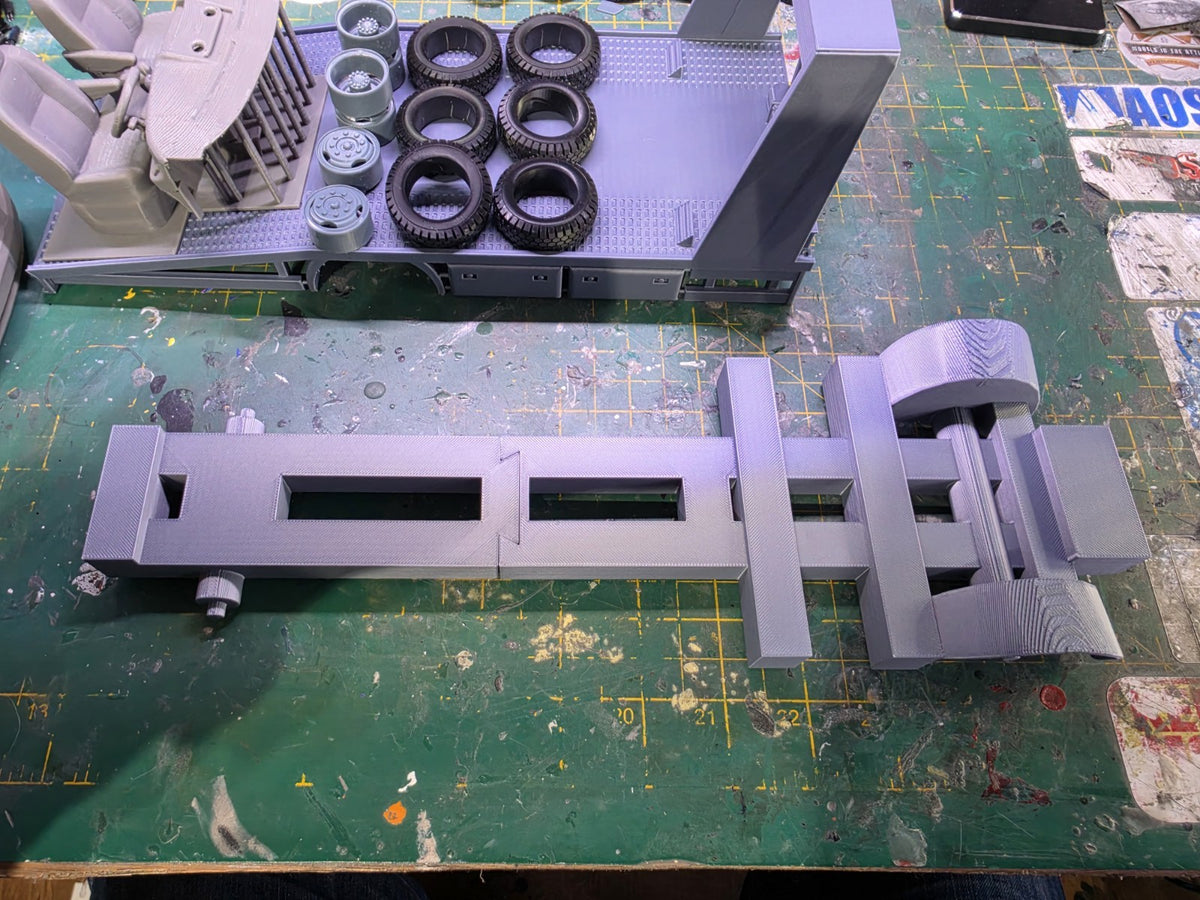 1/18 Ford Transit Recovery Lorry 3D Printed Model Kit Beavertail FULL KIT