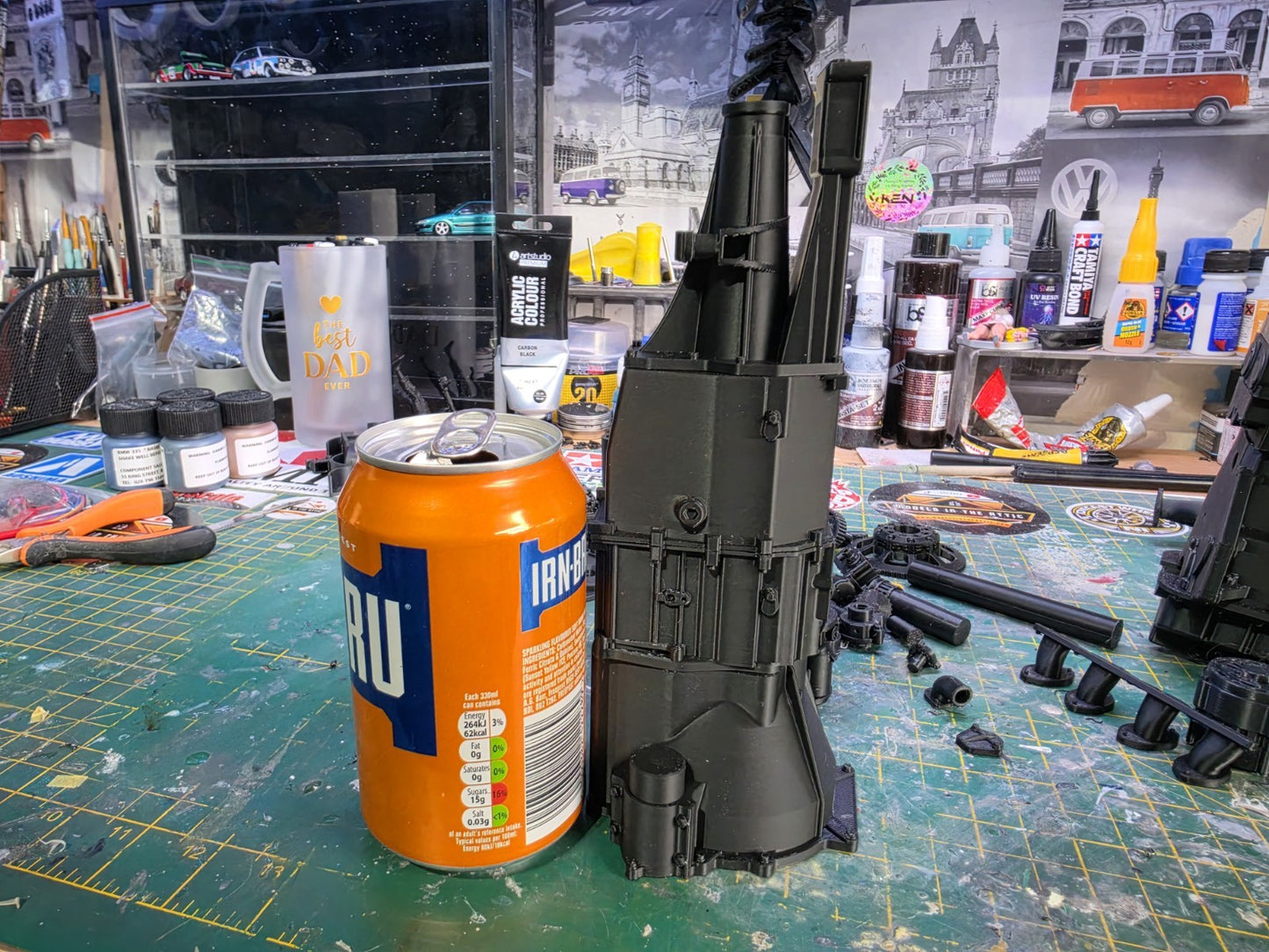 1/4 Scale 3D PRINTED FORD BDA Engine And Gearbox For DESK DISPLAY Or GIFT KIT