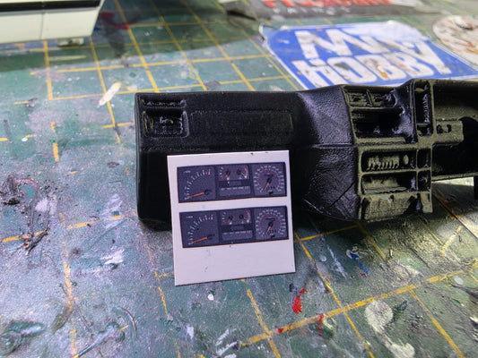1/18 MCG Model Ford Sierra Cosworth RHD Dash Conversion
