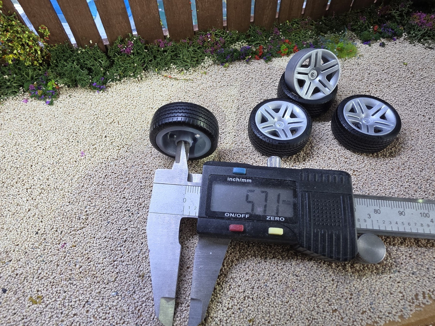1/18 Scale VW LONGBEACH 3d Printed Wheels & Tyre ONLY Pre-painted