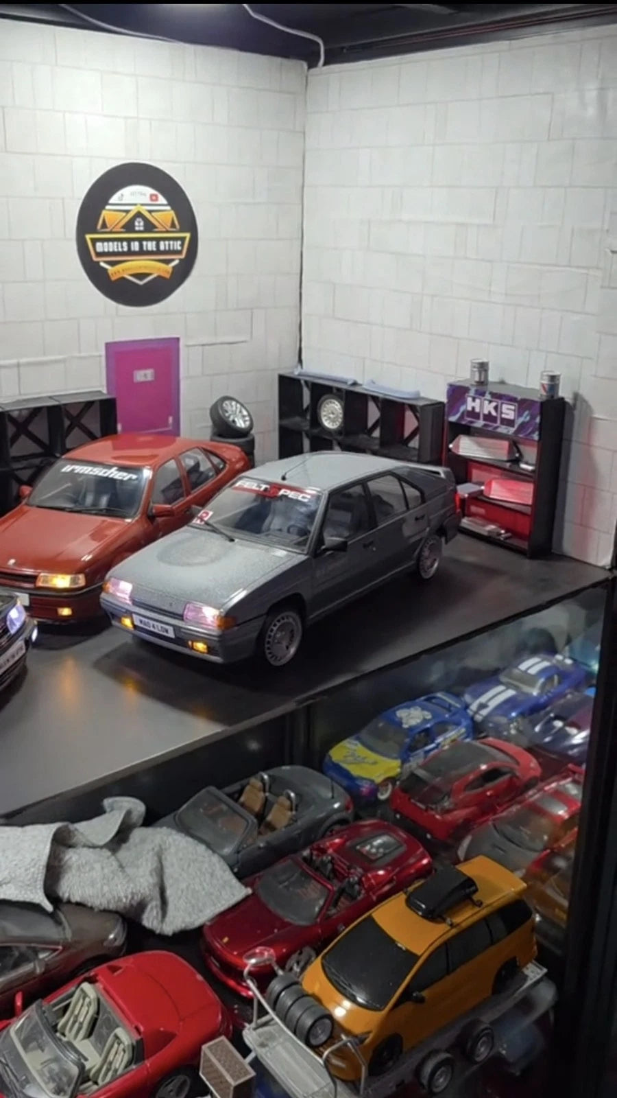 Norev Citroen BX Sport Model 1/18 Scale MODIFIED