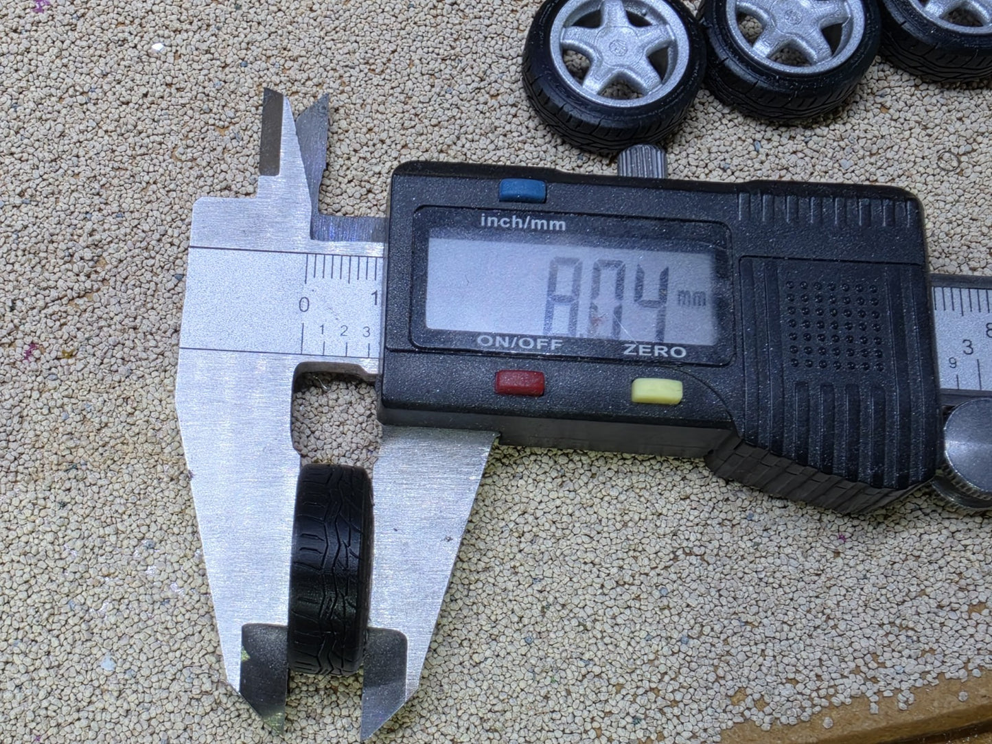 1/24 Scale Alessio Speedline 3d Printed Wheels & RESIN Tyres
